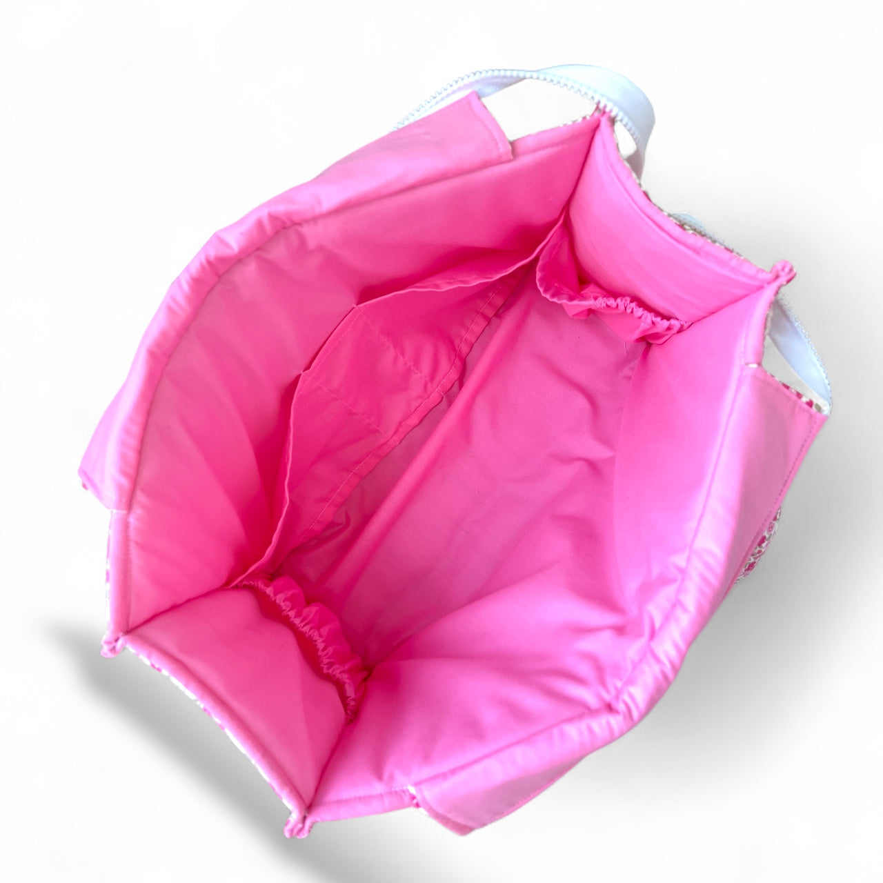 Custom Peony Carry-All Tote Bag – Handmade Floral Tote