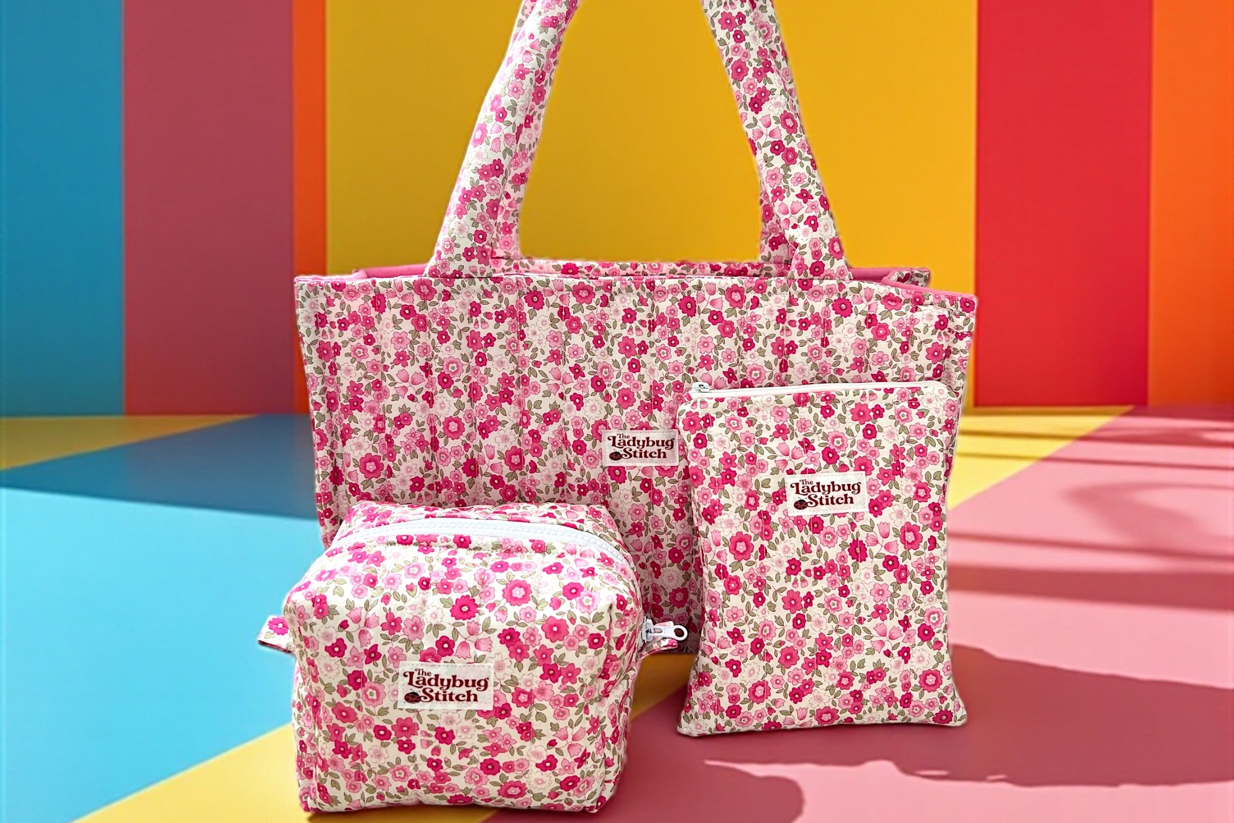 Custom Peony Carry-All Tote Bag – Handmade Floral Tote