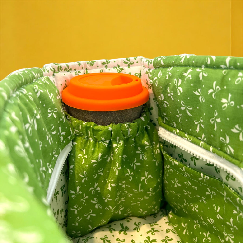 Mini Green Bow Tote Bag – Stylish Small Shoulder Bag