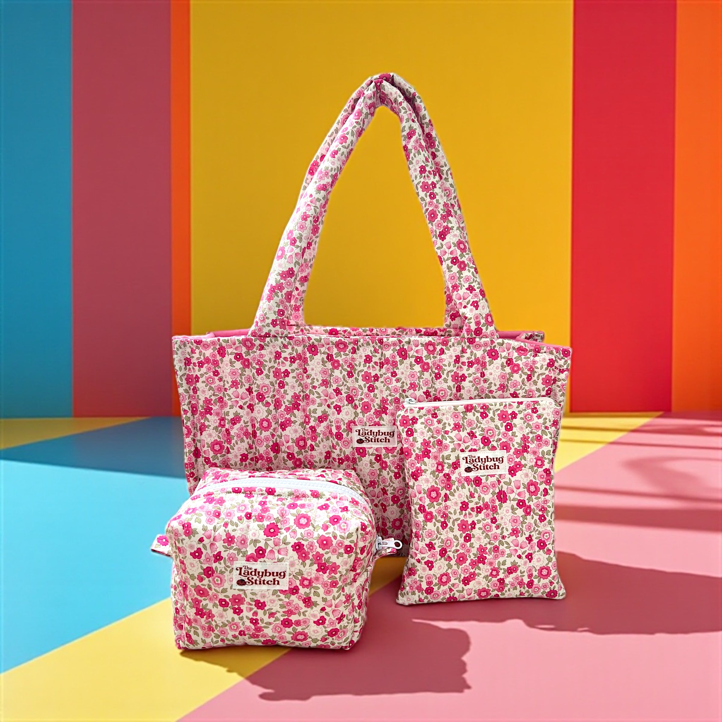 Made-to-Order “Peony Carry All Tote Bag”