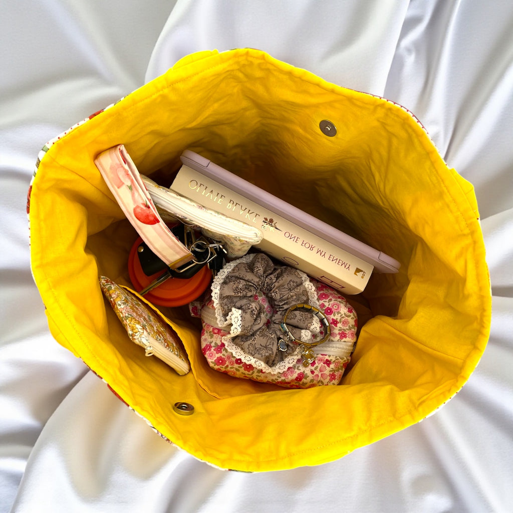 Unstitch Sunny Quilted Tote Bag