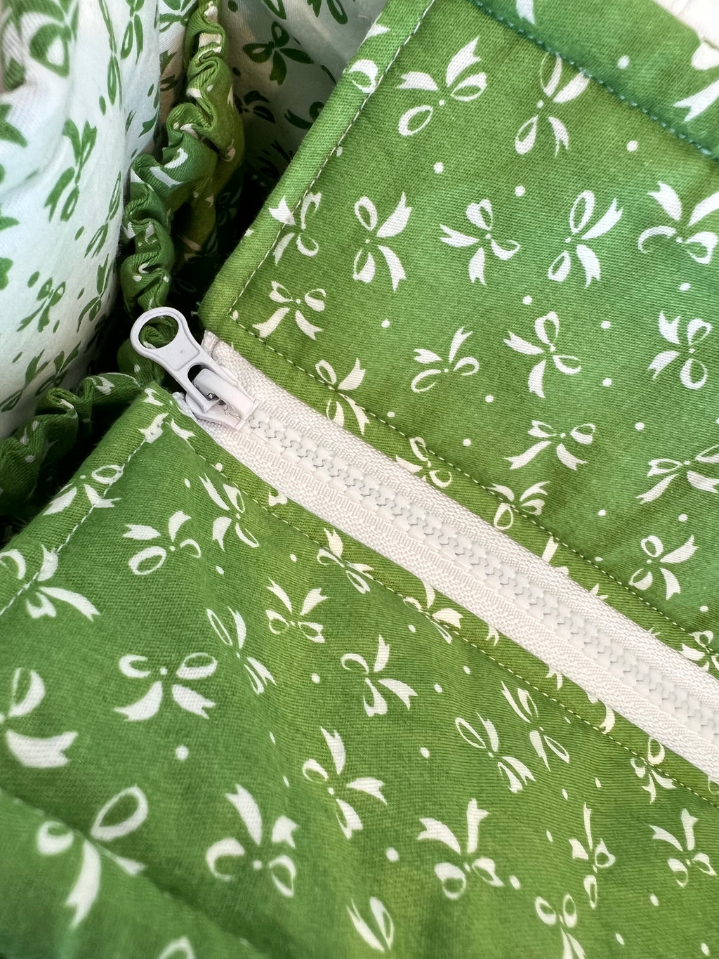 Mini Green Bow Tote Bag – Stylish Small Shoulder Bag