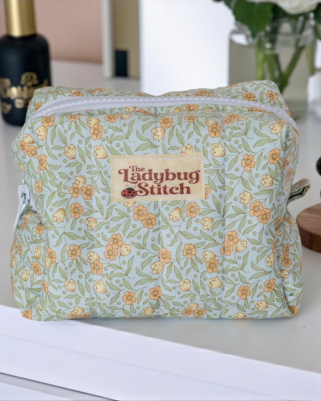 Watermelon Bloom Makeup Bag