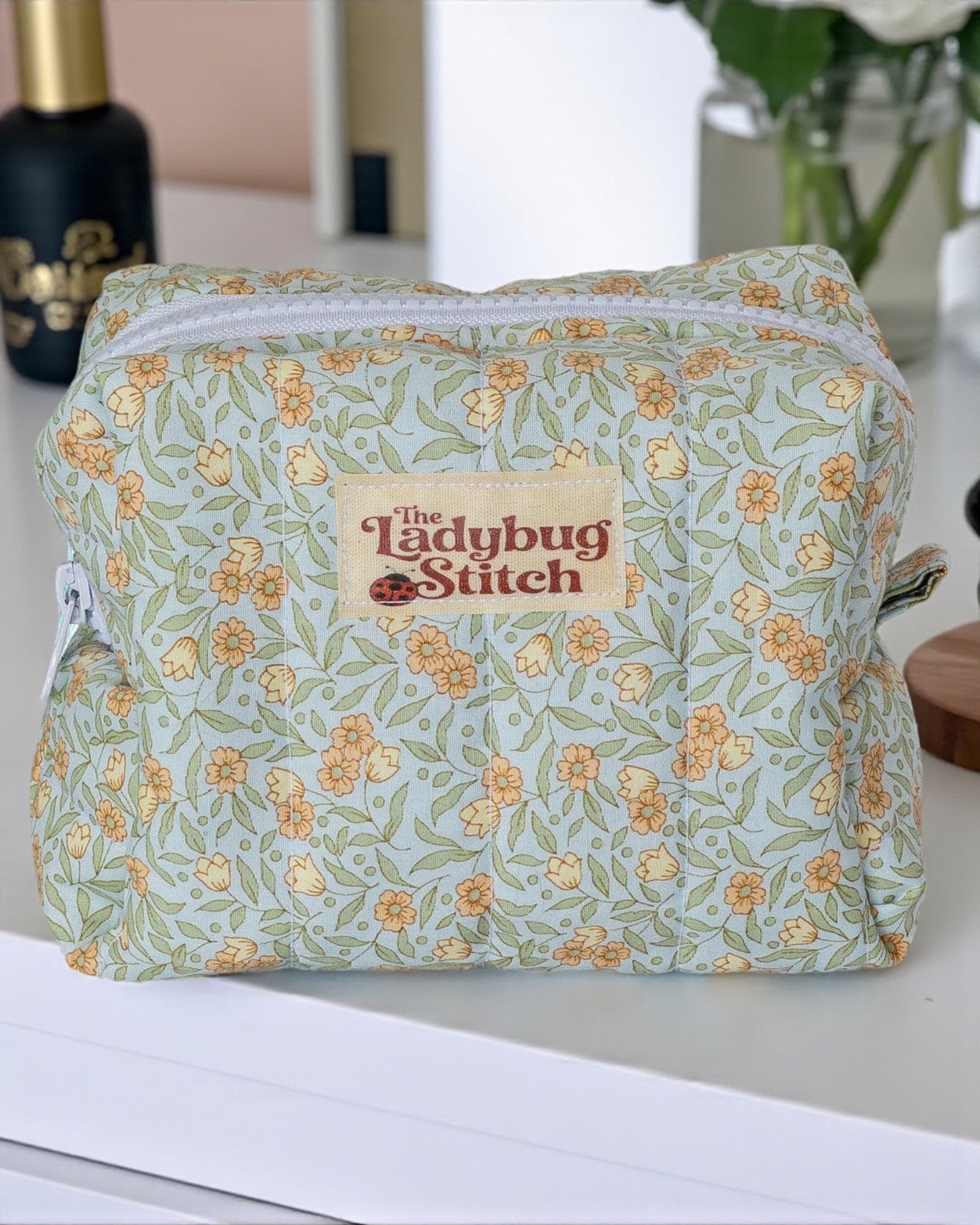 Watermelon Bloom Makeup Bag